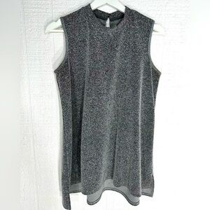 Native youth sleeveless top tunic gray size S